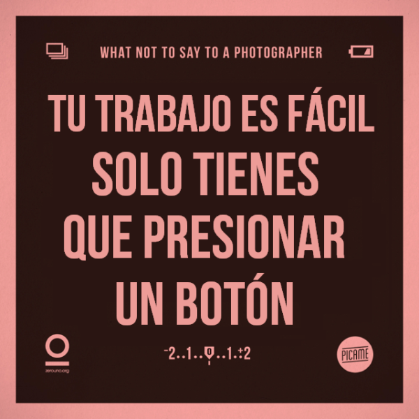 Cosas que NUNCA deberías decirle a un fotógrafo